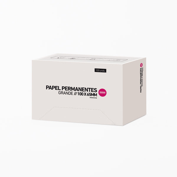 PB PAPEL PARA PERMANENTES  100X65 MM (1000 UDS.)