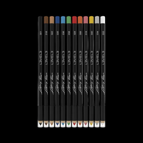 SET 12 LÁPICES DELINEADORES VARIOS COLORES LEVEL 3 Inicio L3VEL LEVEL3