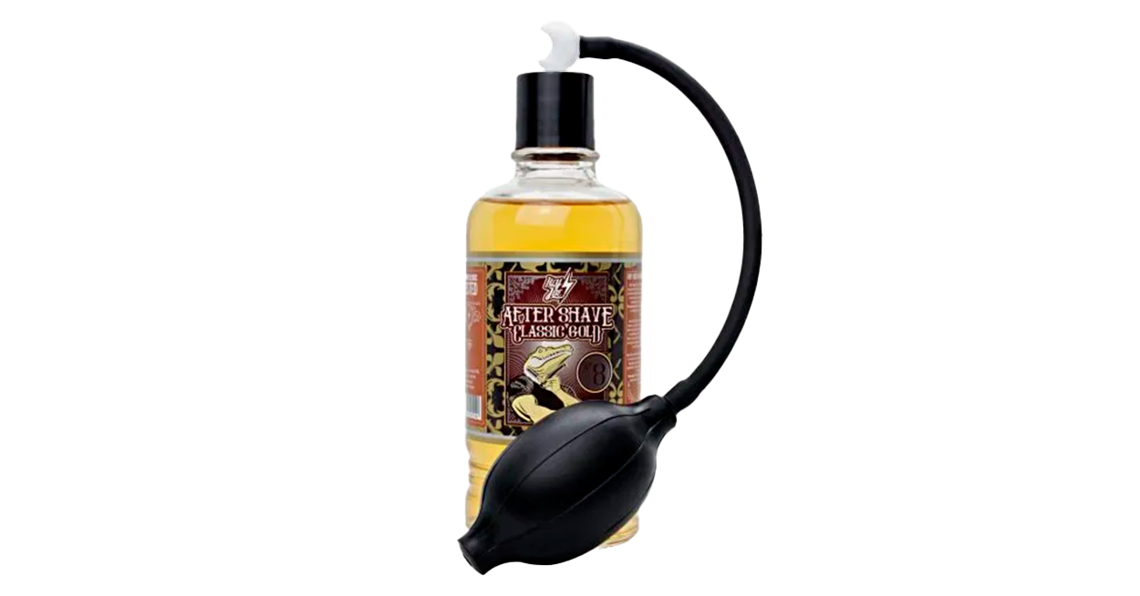 HEY JOE Pack de After Shave Nº 8 Classic Gold | Loción after shave + Pulverizador