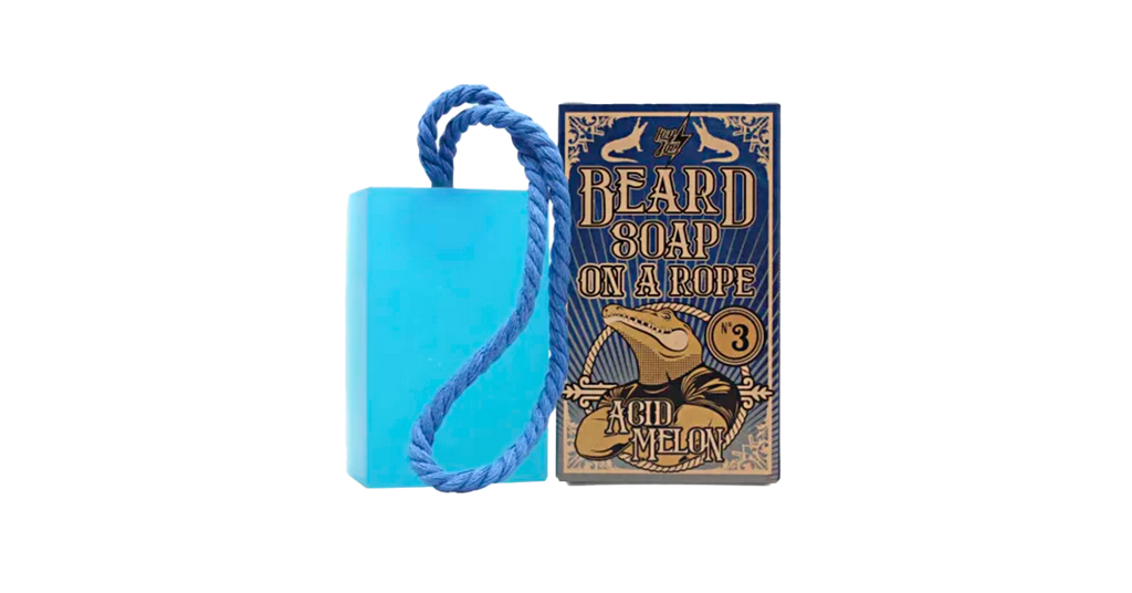 HEY JOE Jabón para barba Beard Soap on a Rope Nº 3 ACID MELON