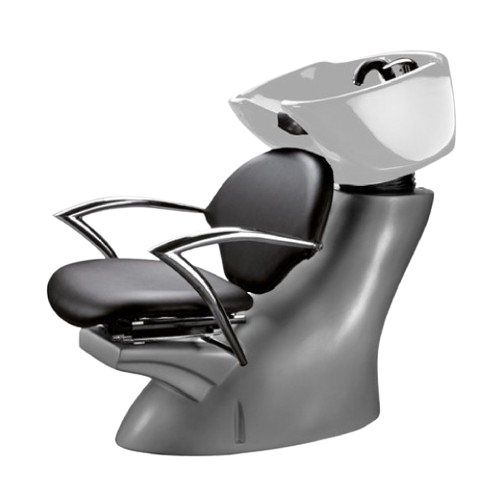 EUROSTIL Lavacabezas (Negro/Blanco/Gris)