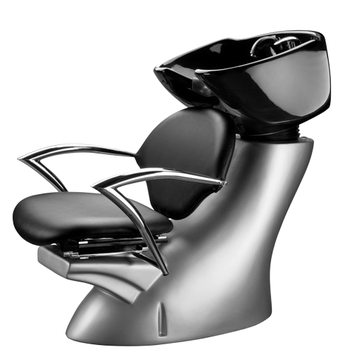 EUROSTIL Lavacabezas (Negro/Blanco/Gris)