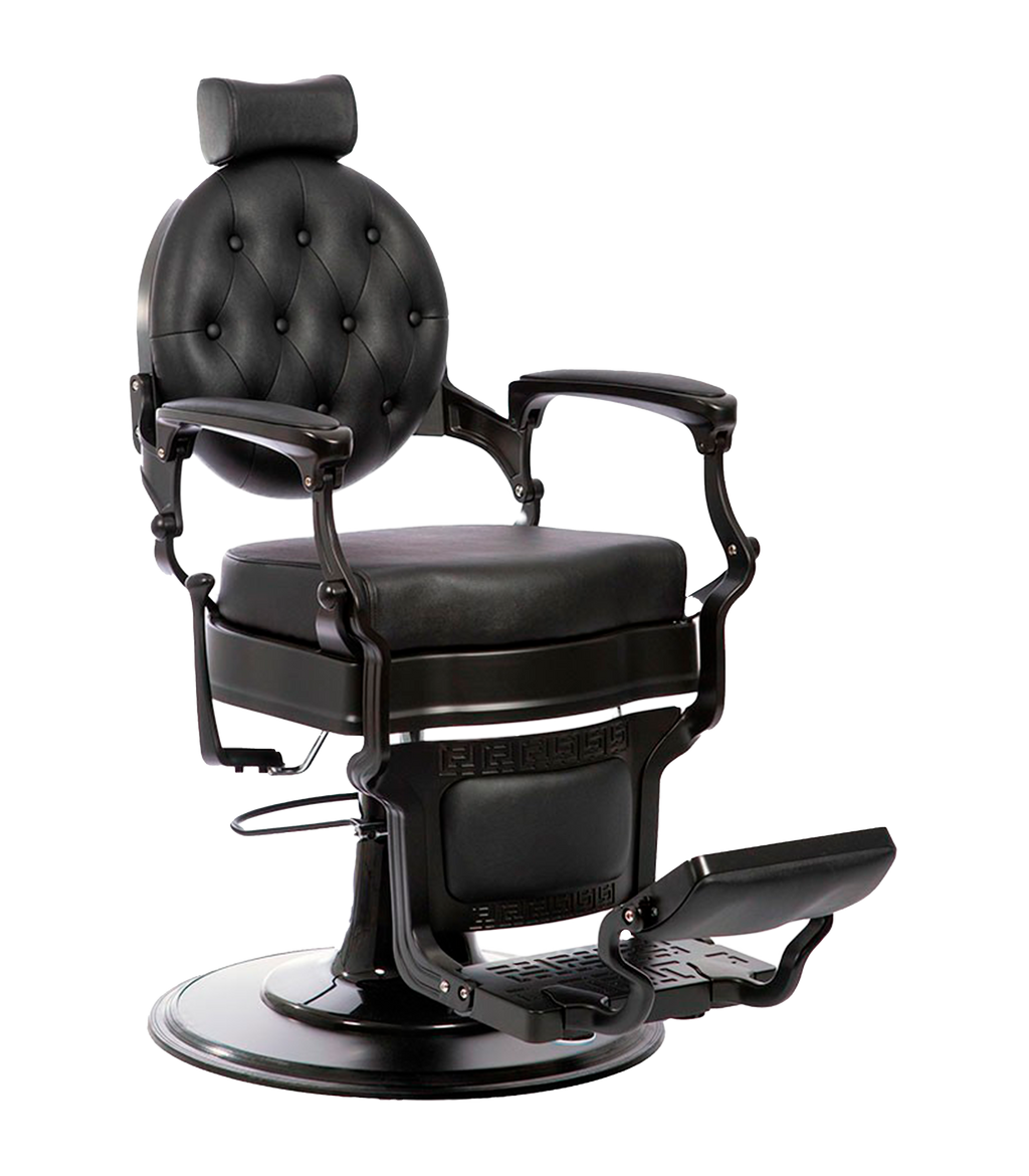 RAGNAR Sillón barbero Vintage (negro o marrón)