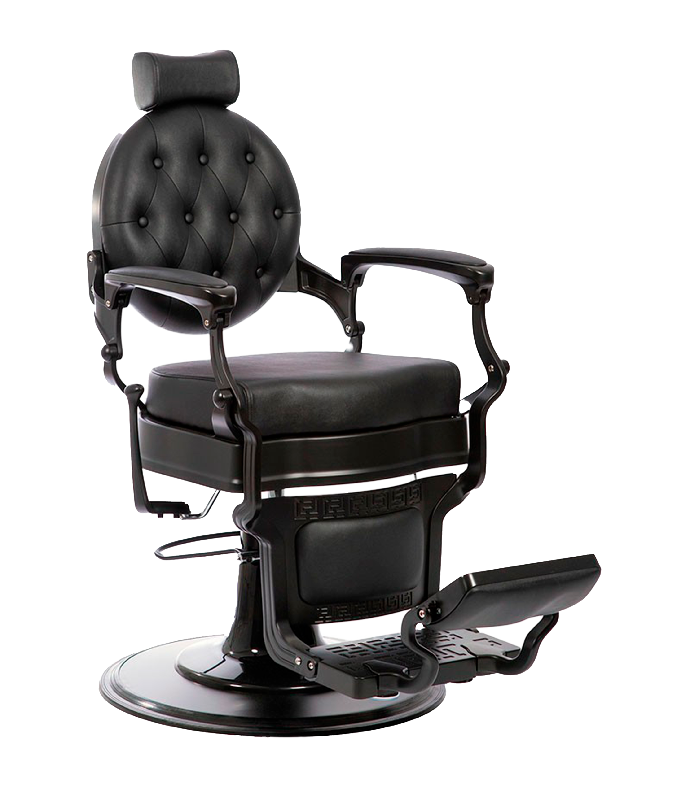 RAGNAR Sillón barbero Vintage (negro o marrón)