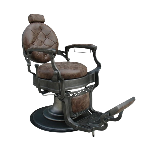 RAGNAR Sillón barbero Vintage (negro o marrón)